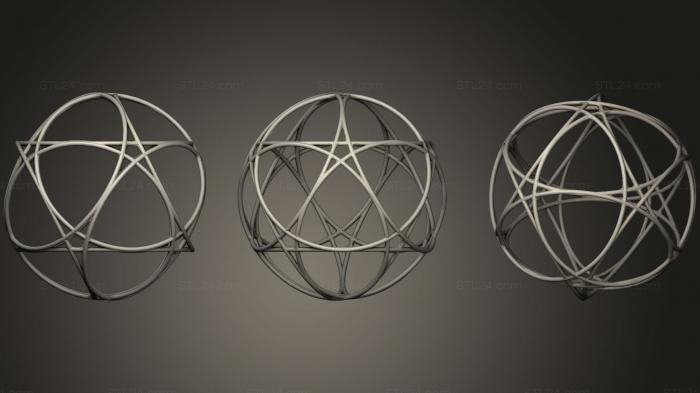 Geometric shapes (Aethercore fase 2, SHPGM_0211) 3D models for cnc